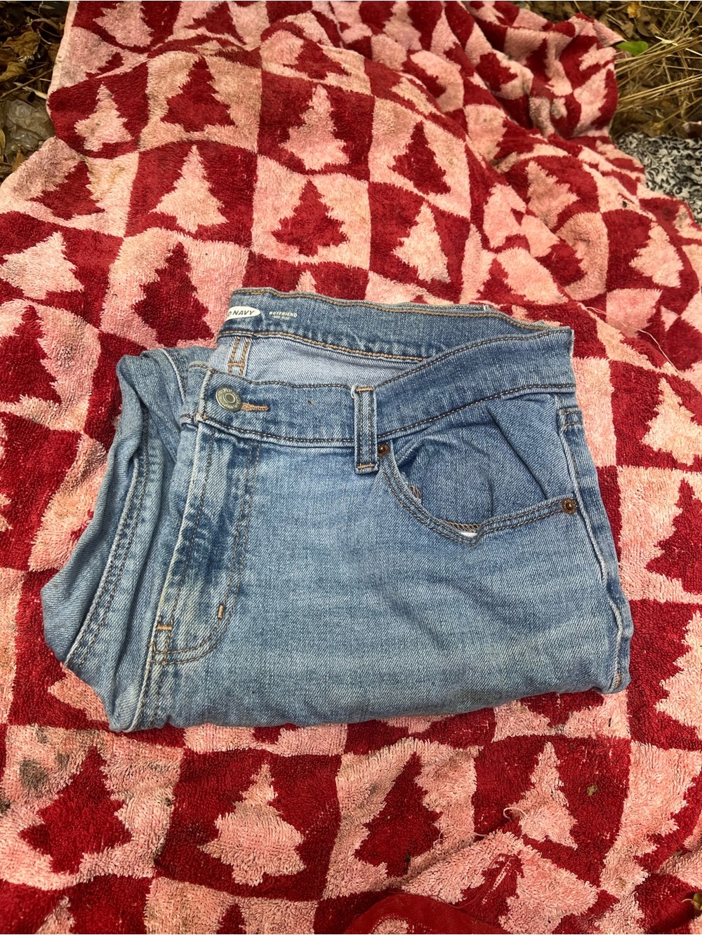 Old Navy Light Blue Boyfriend Jeans